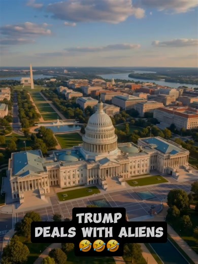 Trump Deals with Aliens#trump #president #donaldtrump #foryoupageofficiall #fyp #alien #aliens