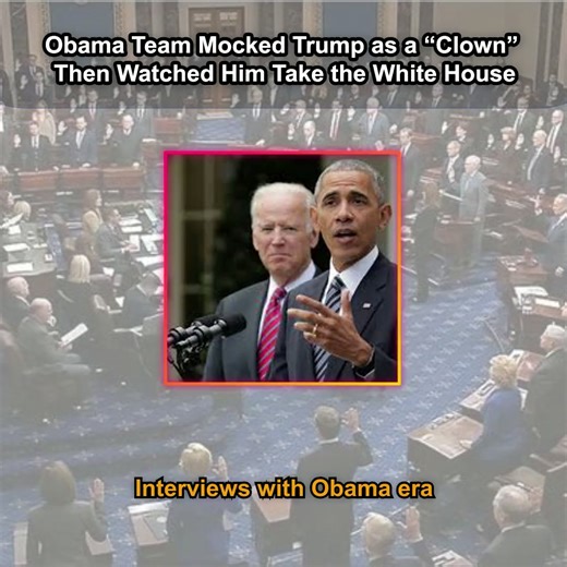Obama Team Mocked Trump as a “Clown” — Then Watched Him Take the White House FULL SUSPECT DETAILS AND TIMELINE BELOW 👇👇👇 | Truth Before