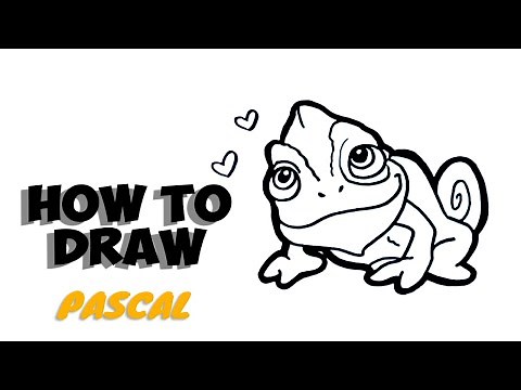 How to Draw Pascal From Tangled | Easy Drawings