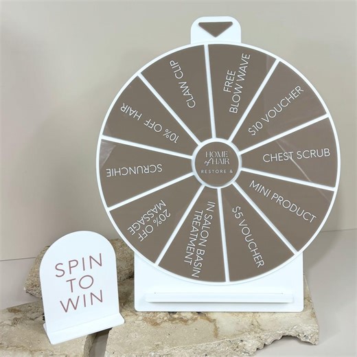 35cm Spin the Wheel Game | Large Custom Event Spinner | Business Giveaway Display | Market Stall Lucky Spin | Promotional Reward Wheel - Etsy