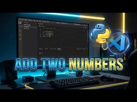 Learn Python: How to Sum Two Numbers in VS Code 🔥