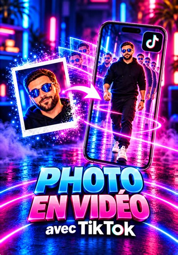 Abonne-toi pour plus de vidéos IA 🤖 Transforme une simple photo en vidéo directement sur TikTok grâce à l’effet « AI Walking Effect ». Il te suffit d’importer ta photo depuis l’effet et TikTok génère automatiquement l’animation. #TikTok #IA #ChatGPT #AIEffect #IntelligenceArtificielle