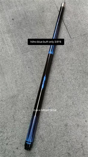 Nitro Blue Billiard Cue with 3/8*8 Radial Pin