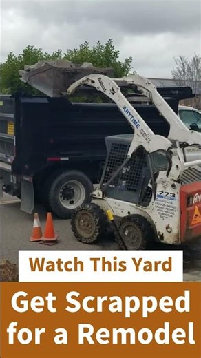 How a backyard gets scrapped for a remodel