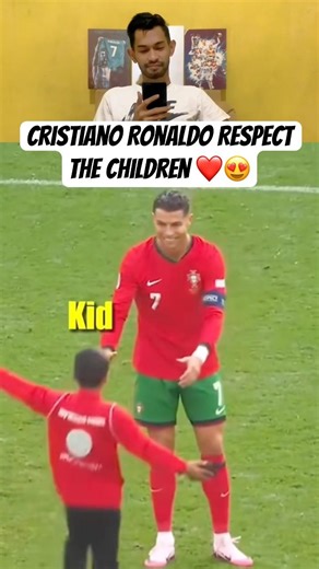 Cristiano Ronaldo Respect to The Children ❤️❤️