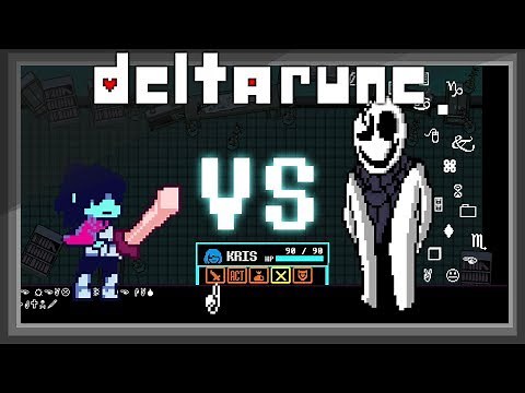 Deltarune Gaster Boss Fight - Fanmade Deltarune Animation (2/2)