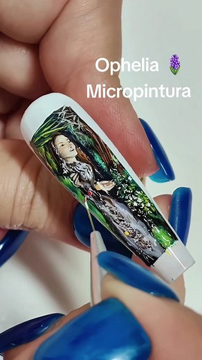 Micro Painting Nail Art: Gel Designs and Acrylic Ideas