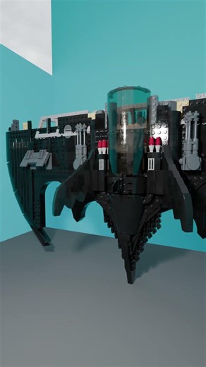 LEGO Batplane Builds Itself… Because Gotham Won’t Save Itself #lego #batman #satisfying #shorts