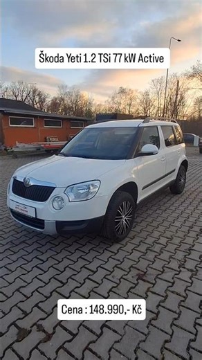 Škoda Yeti 1.2 TSi 77 kW Active Cena : 148.990,- Kč #autobazar #skodaauto #autosales