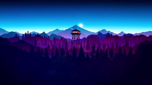 Firewatch Tower Live Wallpaper - WallpaperWaifu