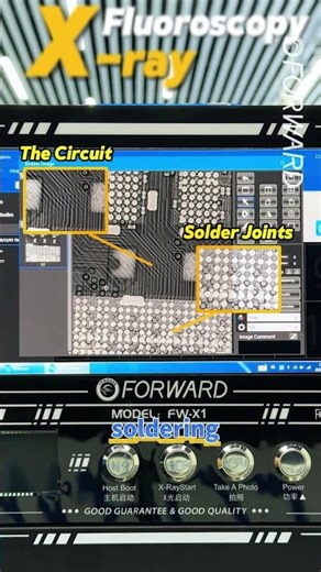 𝗙𝗪-𝗫𝟭 𝗫-𝗿𝗮𝘆 𝗖𝗵𝗶𝗽 𝗙𝗹𝘂𝗼𝗿𝗼𝘀𝗰𝗼𝗽𝘆 👾Faults revealed🔍Color mode shows more🎨