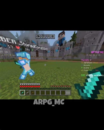 a player caught hacking in Java edition