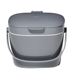 OXO SoftWorks Kitchen Compost Bin, 1.75-Gallon, Charcoal