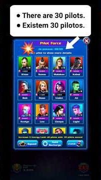 Alien shooter. PILOTS.. Pilotos