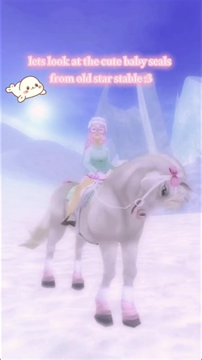old star stable online baby seals 🦭🤍 #bsso #oldstarstable #babyseals