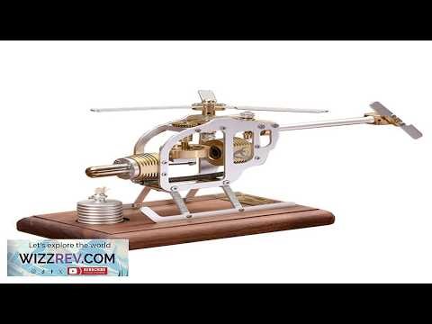 HX 15 Stirling Engine Helicopter Model DIY Assembly Kit Physical Air Energy Combustion