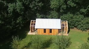 This transforming garden house has sliding walls. | Insider Design