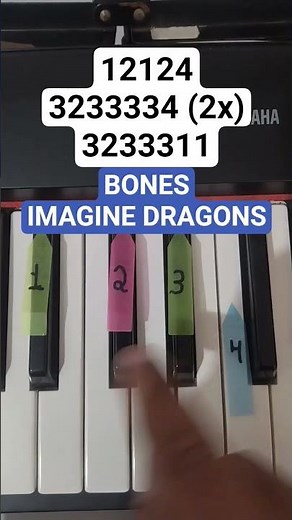 Bones – Super EASY Piano Tutorial! 😱🎶