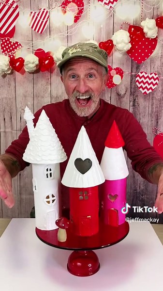 Valentines Pringle Can Fairy House DIY for Kids