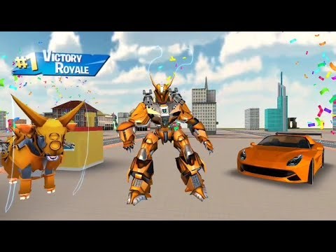 Bull Robot Car Transformers Game - Car Game Android Gameplay