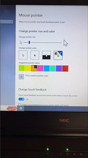 Change mouse cursor color in windows 10 #techtips #windowstips #laptoptips