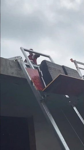 Construction Process - Hoist