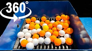 360° Shredding Video - Ping Pong Balls vs Shredder