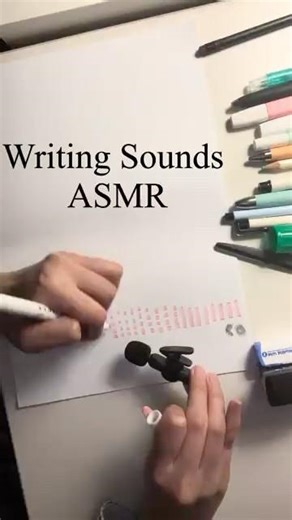 Satisfying Writing Sounds ASMR