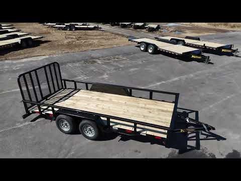 Kaufman Deluxe Landscape Utility Trailer 7000 GVWR - 16 ft.