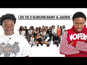 20 WOMEN VS 2 COMEDIANS: SUBURB BABY & JADEN HANNAH