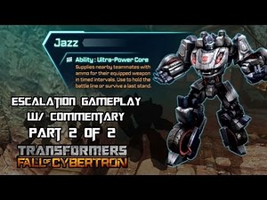 Transformers Fall of Cybertron - Jazz on Ancients Escalation Gameplay - Part 2 of 2 w/ EdwrdTriggaHnds