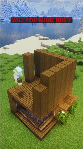 Minecraft Easy Starter House Tutorial #minecraft #minecraftshorts #minecrafttutorial