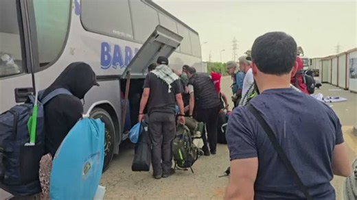 New land-based humanitarian aid convoy sets off from Libya for Gaza Strip