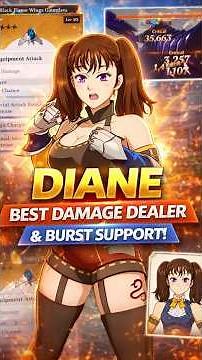 This Diane build hits harder than Meliodas… and won’t die | seven deadly sin origin