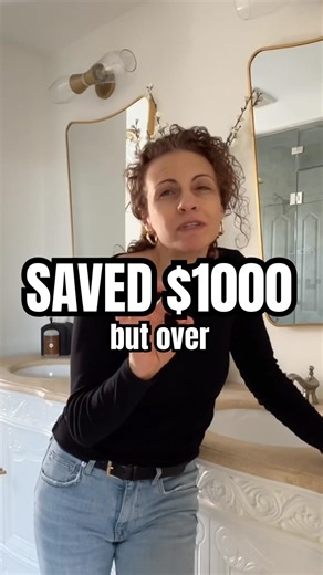 Bathroom Vanity Makeover That Saved Me $1000 | Budget Design Fix