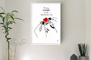 Roll Your Heart Abstract Line Art Romantic Poster Couple One Line Art Body Couple One Line Drawing Love Line Art Print Line Art Minimalist - Etsy
