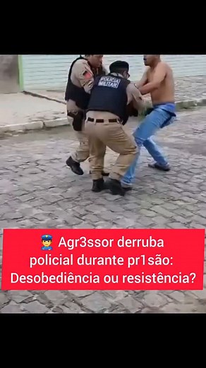 CANGA JURÍDICO on Instagram: "📍 Ocorrência de v1olência doméstica: o agr3ssor tentou evitar a pr1são, resistiu fisicamente e derrubou o policial. Mas... isso configura resistência ativa (art. 329, CP) ou resistência passiva (desobediência, art. 330, CP)? ⚖️ Segundo a jurisprudência, somente há cr1me de resistência (art. 329, CP) quando há v1olência ou ame4ça contra o agente público. Resistência passiva (como fugir, se debater, esconder as mãos, ou simplesmente dificultar o algemamento) não conf