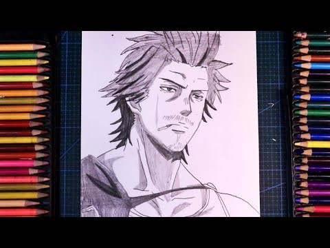 How To Draw Yami Sukehiro From BLACK CLOVER || Anime Drawing Step By Step