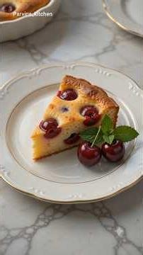 Clafoutis aux Cerises – The Ultimate French Summer Dessert! 🇫🇷🍒