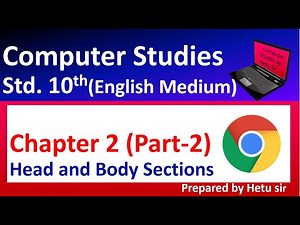 10th Std Computer Studies Ch 2 (Part-2) (English Medium) GSEB