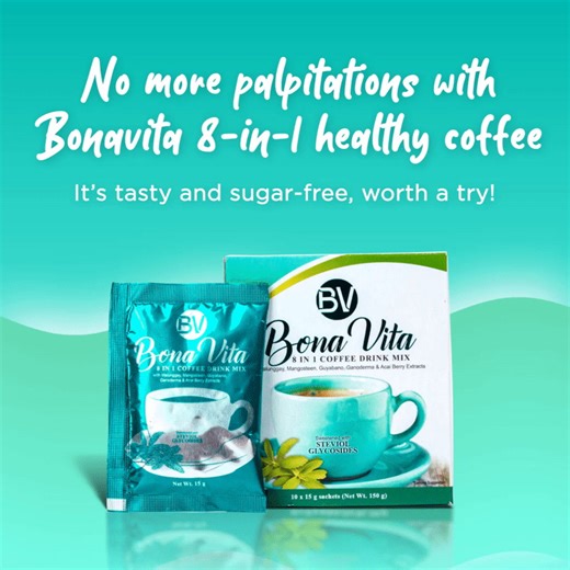 Can't have coffee because of acid reflux? Try Bonavita! With natural ingredients that lets you enjoy your coffee with more health benefits like better sleep, lower blood pressure and better digestion. ☕ BUY 5, GET 1 BOX for FREE (₱1000 ONLY! Free shipping @METRO MANILA; ₱1085 ONLY @LUZON Provinces; ₱1135 ONLY @VISAYAS & MINDANAO) *SHIPPING FEE is already included ☕ COD Nationwide ☕ FDA & HALAL Approved ☕ Over 10000 Testimonies | Bona Vita Worldwide