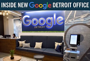 15K views · 124 reactions | Google has opened their new office inside Little Caesars Arena in downtown Detroit. Yes, it even has a massage room. | MLive.com | Facebook