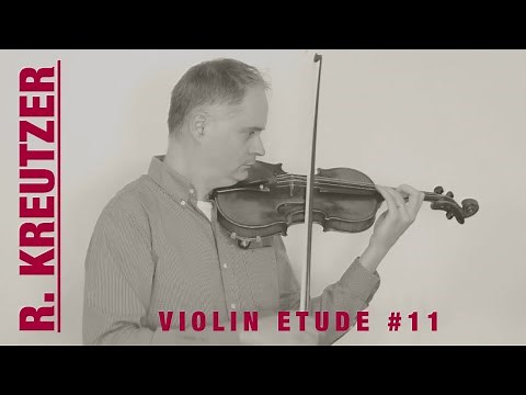 R. Kreutzer Violin Etude no. 11 from 42 Studies and Caprices by ‪@Violinexplorer‬