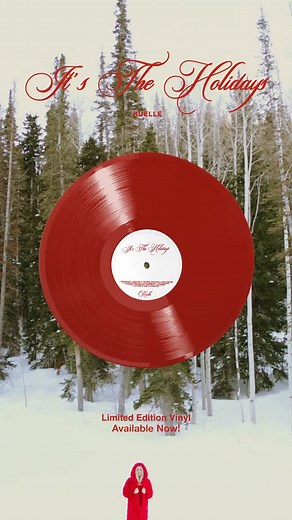 It’s official! It’s The Holidays on vinyl and the I Get To Love You Lyric Sheet are now available to order 🎄 Get the perfect gift this year at the link in bio | Ruelle