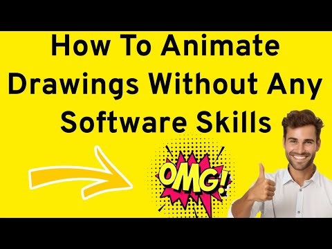 How To Animate Drawings Without Any Software Skills | Easy Way