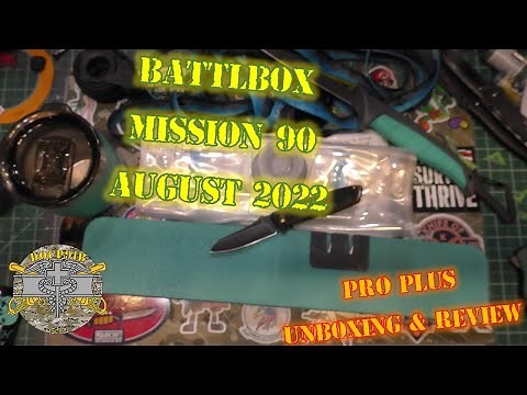 Battlbox (Battle Box) Mission 90 - August 2022 - Pro Plus Unboxing & Review