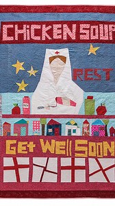 Story time. ❤️💚❤️‍🩹 the OG sick quilt gets a new life. Hope my daughter doesn’t see this because it’s going under the tree! *Don’t forget our fabric SALE on at VFWquilts.com 🤗 | Victoria Findlay Wolfe Quilts