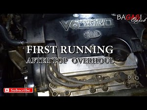 FIRST RUNNING AFTER TOP OVERHOUL KIA CARNIVAL KV6 ENGINE