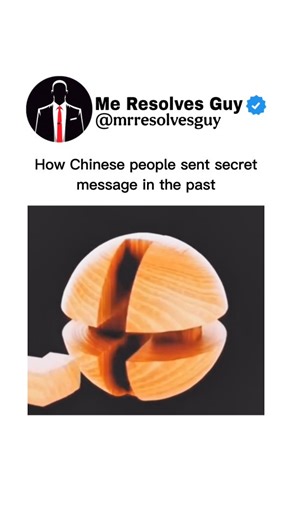 Mr.resolves.guy on Instagram: "Follow @mr.resolves.guy to learn something new every day! 🧠 Ancient Chinese people were known to use creative methods to send secret messages, especially during wars and political missions. One such method involved small wooden cylinders or rings joined in a circular form, which could be rotated and opened only with the correct combination. Inside, a hidden message was kept safely. This device worked much like an ancient cipher lock, making it difficult for enemie