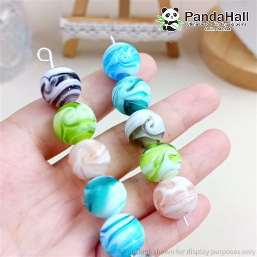 Colorful Lampwork Beads Bracelet #lampworkbeads #beads #beadedjewelry #shorts